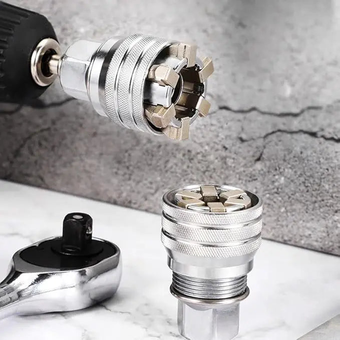Multi-Function Universal Socket Wrench Tool - Adjustable for Fast Repairs