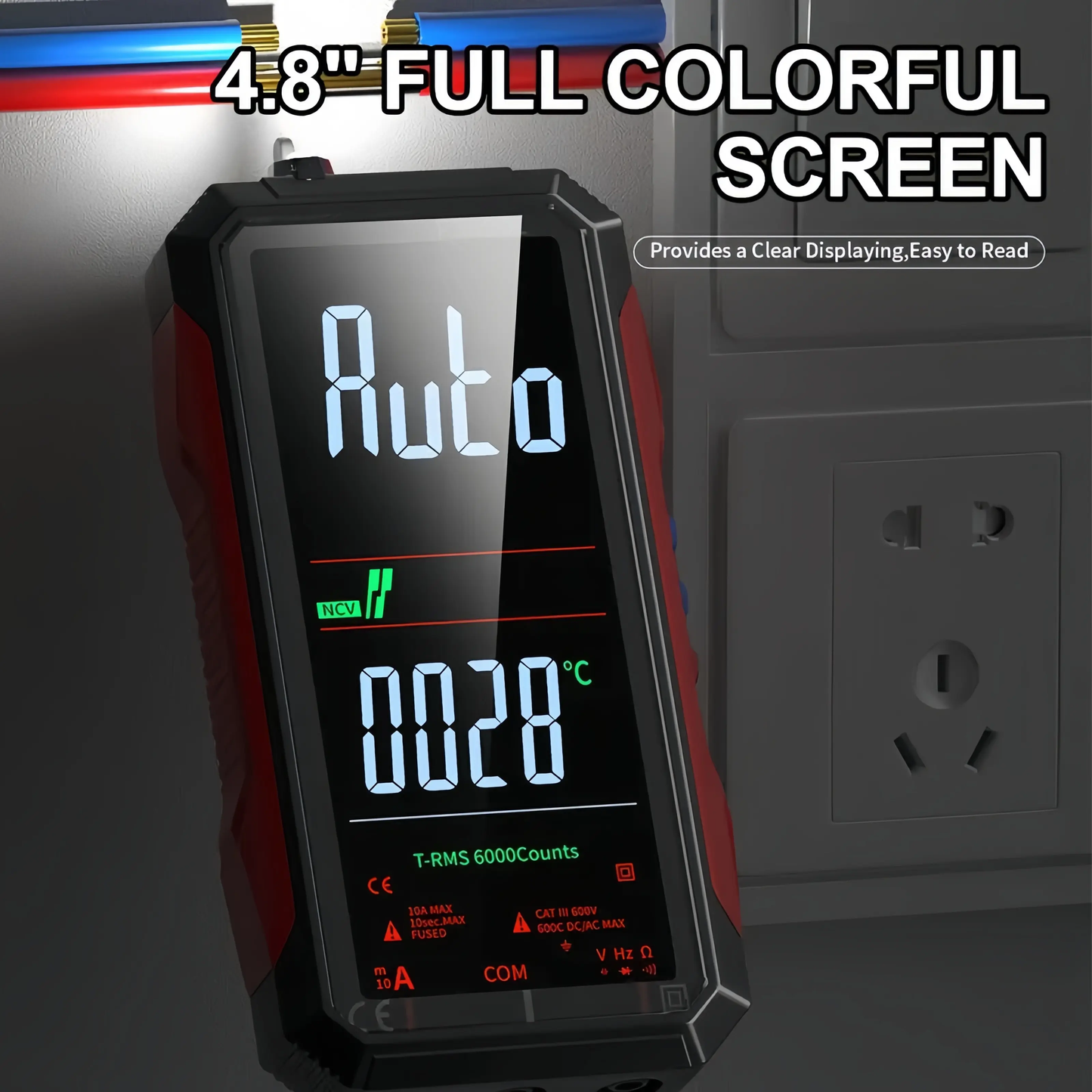 Fully Automatic TRMS 6000 Count Digital Voltmeter
