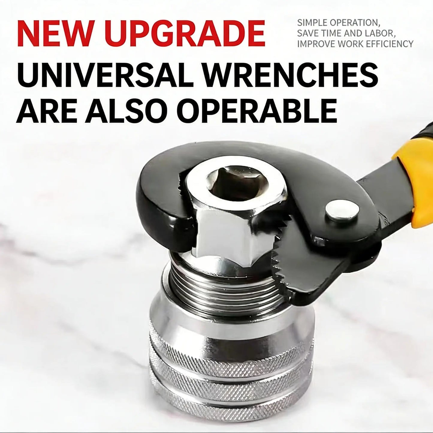 Multi-Function Universal Socket Wrench Tool - Adjustable for Fast Repairs