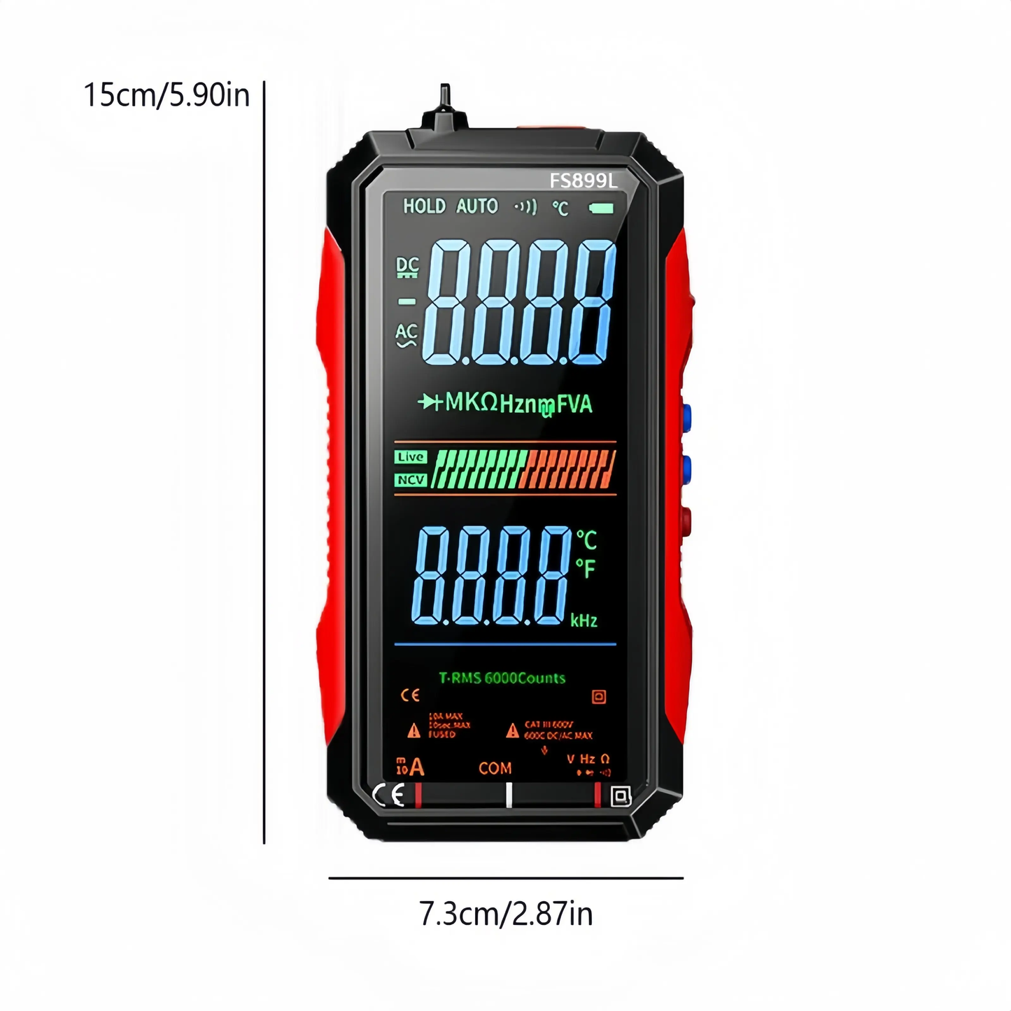 Fully Automatic TRMS 6000 Count Digital Voltmeter